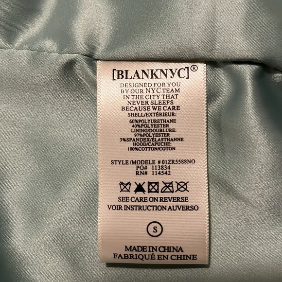 🎉💕 HOST PICK 🎉💕 NWOT Blanknyc rainbow faux leather moto style jacket - Picture 12 of 13